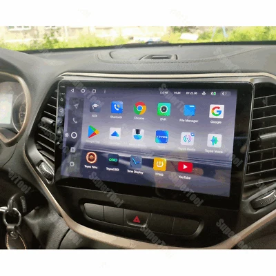 For Jeep Cherokee 2015-2018 Android 13 Carplay Car Radio GPS Navi Head Unit 10in