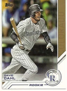  2017 TOPPS BASEBALL - SALUTE - DAVID DAHL - ROOKIE - S83 - COLORADO ROCKIES - Bild 1 von 1