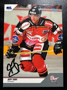 DEG Düsseldorf EG DEL Playercard SIGNED METRO STARS JEFF TORY