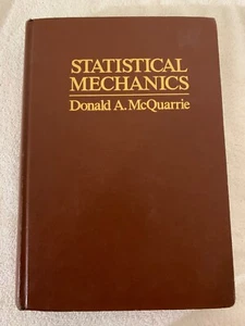 Statistical Mechanics Donald A. McQuarrie 1976 Hardcover Original - Picture 1 of 21