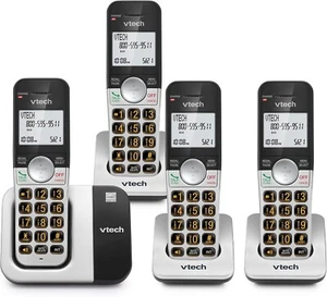 VTech VG231-4 Cordless Phone 4-Handset with Large Display and Big Buttons, DECT - Photo 1/12