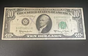 Series 1963 A - $10 FRN - See Images G02708511C - Picture 1 of 6