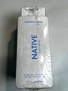 Native Coastal Powder& Cotton Body Wash - 18 fl oz - Lot of 2 - Picture 1 of 4