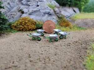 5 Schubkarren H0 1:87 Modellbahn - Bild 1 von 2