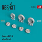 RESRS480226 1:48 ResKit Kawasaki T-4 Wheels Set