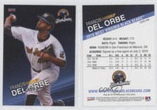 2019 Choice West Virginia Black Bears Francis Del Orbe #06