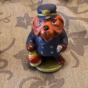 Vtg PlaySkool Richard Scarry Lowly Puzzletown Train CONDUCTOR Dog Figure 1976 - Picture 1 of 7