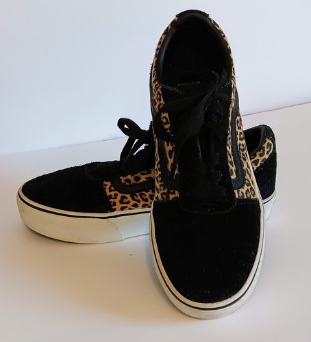 Sneakers stringate Vans Missy taglia 5 stampa leopardata