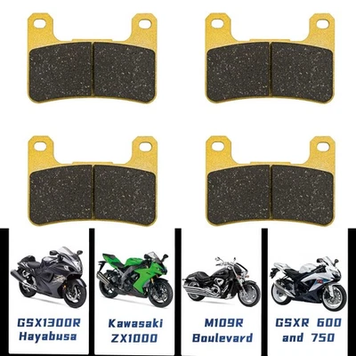 Pastillas de freno delanteras para Suzuki GSX1300R Hayabusa 2008-2012, GSXR 600 750 2004-2010 Foto 1 de 4