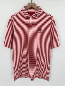 Fairway Greene Tech TPC PRESTANCIA Poloshirt Herren XL rot weiß USA Golf Stretch - Bild 1 von 8