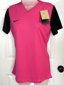 Trikot Nike Dri-Fit Tiempo Premiere Damen Kurzarm Small Pink Schwarz Active - Bild 1 von 5