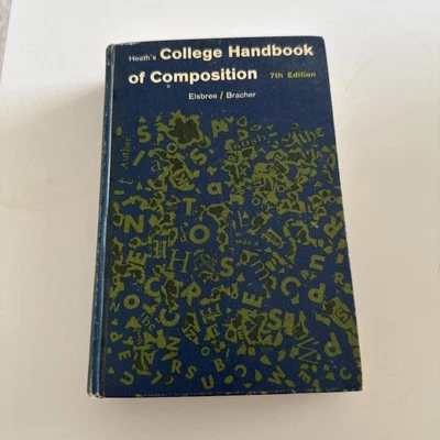 Heath's College Handbook of Composition 7th Edition 1967 Hardcover vintage - Image 1 of 4