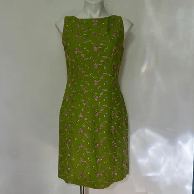 Jessica Howard Linen Blend Embroidered shift dress Y2K 00s - Image 1 of 4
