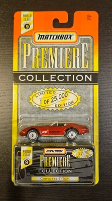 Matchbox Premier Collection Corvette T-Top (Dark Red) Lot A - Image 1 of 4