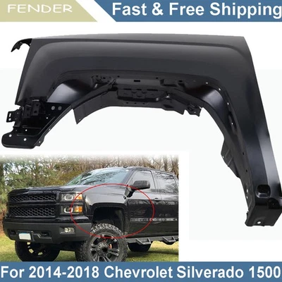 Left-Side Front Fender for 2014 to 2018 Chevrolet Silverado 1500 GM1240385 Foto 1 de 4