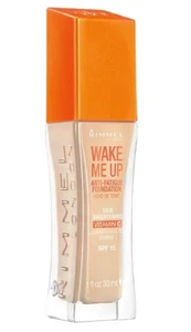 Rimmel London - Wake Me Up Anti Fatigue Foundation - 100 Ivory SPF15 30 ml - Picture 1 of 3