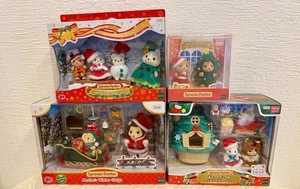 Sylvanian Families Calico Critter Baby Happy Christmas 4er Set aus Japan - Bild 1 von 3