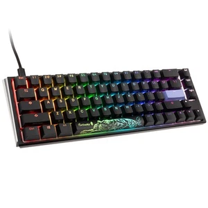 Ducky One 3 Classic Black/White SF Gaming Tastatur, RGB LED - MX-Silent-Red (US) - Bild 1 von 10