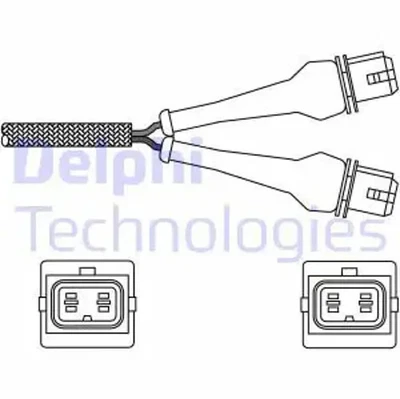Sonda lambda Sonda plana ES20244-12B1 DELPHI para PEUGEOT 205 II 309 I 309 II - Imagen 1 de 4