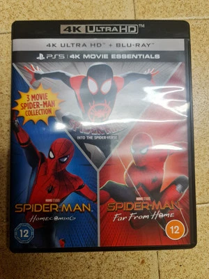 Spider-Man 3 Movie Collection 4K Ultra HD Homecoming Far Home & Into Spiderverse - Image 1 of 4