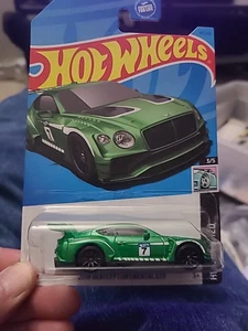 2023 Hot Wheels 2018 Bentley Continental GT3 Green 44/250 HW Modified 3/5 New - Picture 1 of 2