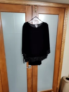R & M Richards Damen 2-teiliges Set Größe 16 Hose & Top Perlen - Bild 1 von 5