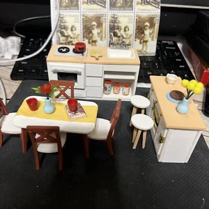 dollhouse Miniatures Dinning Room set furniture - Picture 1 of 10