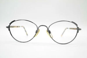 Vintage Pro Design Denmark P 1928 Gray Brown Oval Glasses Frame NOS - Picture 1 of 6