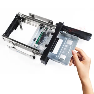 Rack mobile baie 5,25" pour station d'accueil 3,5" pouces SSD/HDD échangeable à chaud avec adaptateur 654540-001 - Photo 1/12