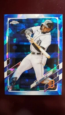 AKIL BADDOO 2021 Topps Chrome Update Sapphire ROOKIE #US196 Tigers - Image 1 of 2
