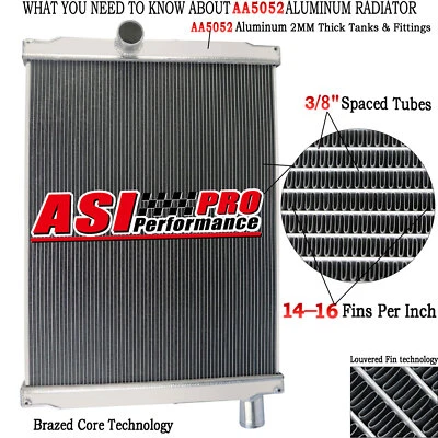 3 Row Radiator For 2003-2007 International Harvester 9400i 9200i 8600 SBA 9900i Foto 1 de 4