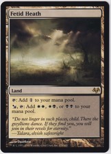 MTG 1X Fetid Heath X1 Eventide Magic - NM