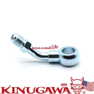 Turbo Banjo Adapter Fitting -4AN 4AN to M12 12mm 45 Deg - Picture 1 of 2