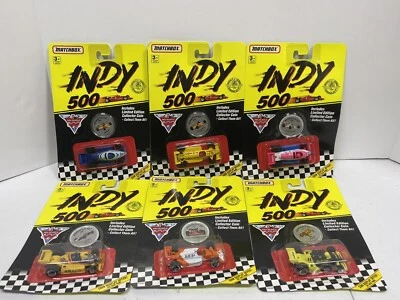 Lote de 6 autos de carreras Matchbox 1991 75 aniversario Indianapolis Indy 500 Foto 1 de 4