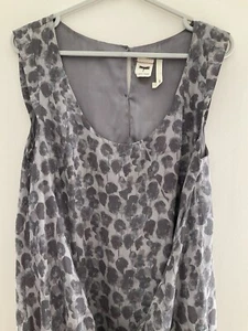 UK 10 White Stuff Sleeveless 100% Silk Oversized Tunic Dress - Picture 1 of 18