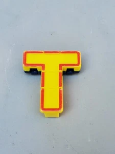 Vtg ALPHA-BOTS Letter T. Transforming Letters Robots Action Figure Mattel 1985 - Picture 1 of 2