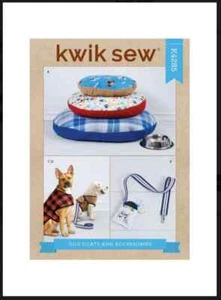 Patrón de costura Kwik 4285, nuevo patrón de costura sin cortar para hacer camas para perros, correa - Imagen 1 de 6