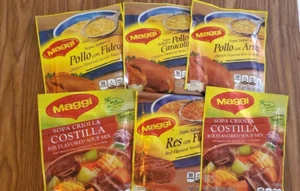 6 PACK CHICKEN FLAVORED VARIETY PACK /SOPA MAGGI VARIEDAD DE SABORES - Picture 1 of 13