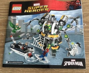 Lego Marvel Super Heroes 76059 Spider-Man Doc Ock instruction book only - Picture 1 of 6