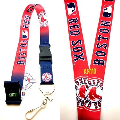 Boston Red Sox MLB Crossover Lanyard with Double Sided Graphics  - Image 1 of 3