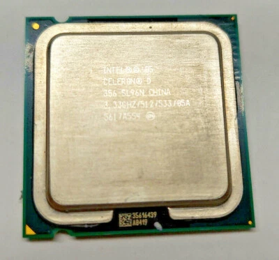 Intel Celeron D Processor SL96N 3.33GHz 512MB LGA775 533MHZ TESTED - Image 1 of 4