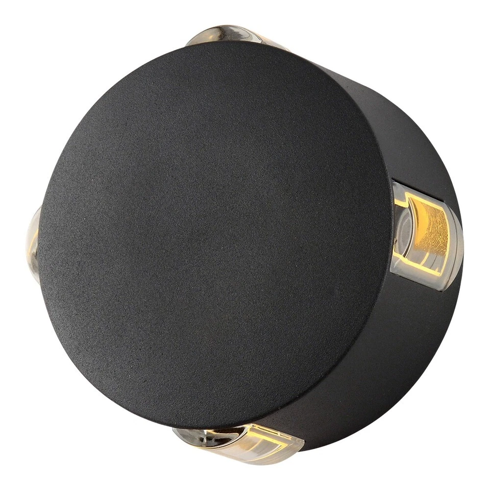 Applique Led da parete Dalì 4x1W Nero IP54 Bianco neutro 4000K Novaline - Immagine 1 di 1