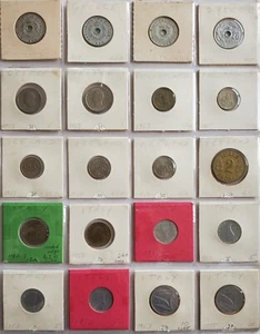 Lot Of 20 World Coins Greece, Philippines, Ice Land, And Italy 1946- - Picture 1 of 4