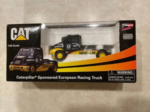 🔥New Sealed CAT 1/50 CATERPILLAR EUROPEAN RACING TRUCK #55089 Die Cast Replica - Picture 1 of 7
