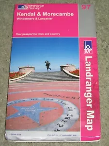 OS Ordnance Survey Landranger Map Sheet 97 Kendal & Morecambe - 2002 - Bild 1 von 2