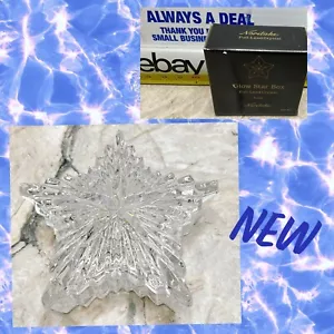 Noritake CRYSTAL BOX GLOW STAR ⭐️ Scatola Germania Ovest Piombo Completo Cristallo NUOVO GIOIELLO - Foto 1 di 6