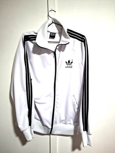 Adidas - Men's White Casual Sports Jacket - 'Regular Fit' - Picture 1 of 4