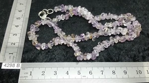 Collier baroque chips AMETRINE 45 cm mineraux lithotherapie soin reiki - Picture 1 of 1