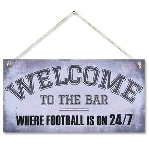 CARISPIBET Welcome to the bar home signs for the kitchen or outdoors wall art - Picture 1 of 6