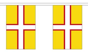 DORSET 3 METROS BUNTING 10 BANDERAS bandera 3M WEYMOUTH BOURNEMOUTH POOLE - Imagen 1 de 1
